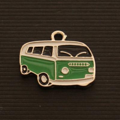 Green Camper Van Charm photo