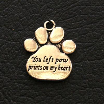 Left Paw Prints Charm photo